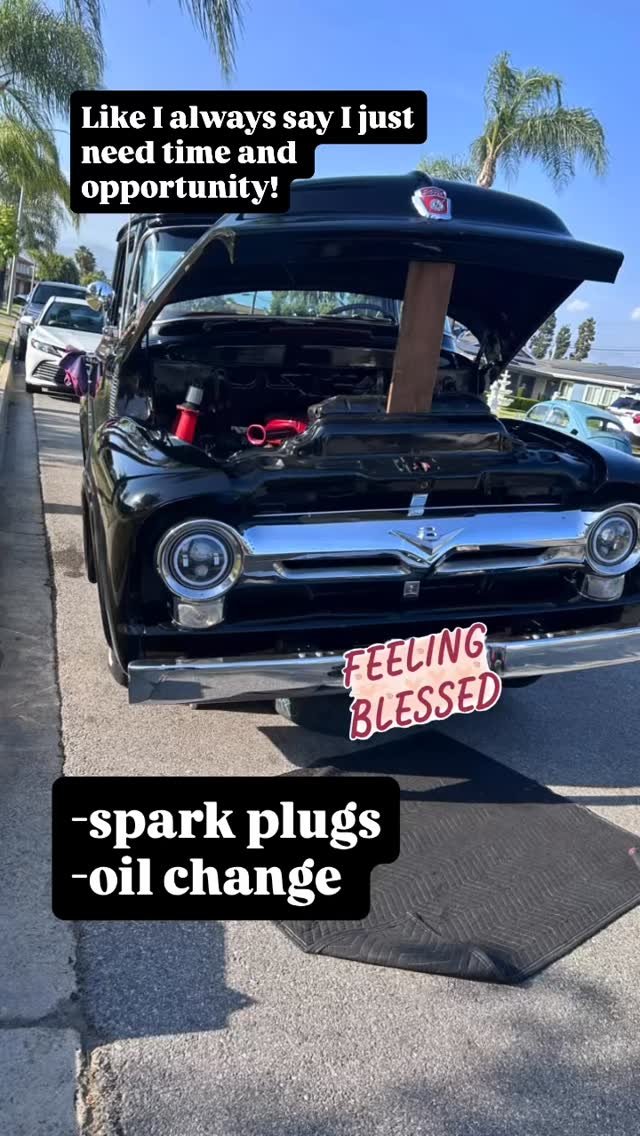 Classic Ford Spark Plugs and Oil Change